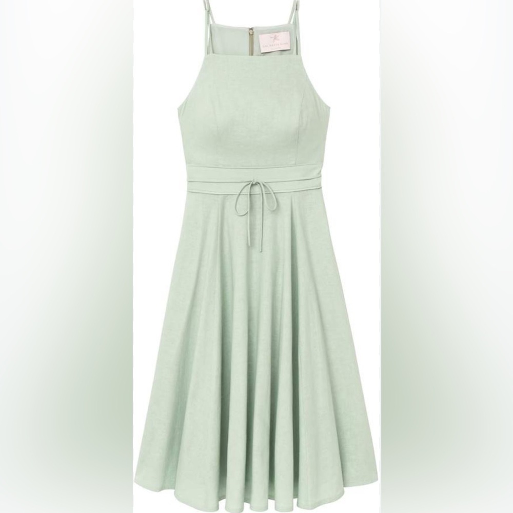🆕 NWT Light Mint Green Sleeveless Gal Meets Glam Caroline Dress